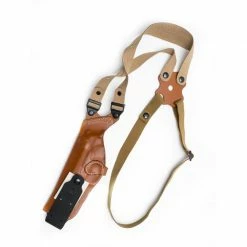 Beretta Brown Leather Holster Model H - Shoulder Holster, Right Hand - 92/96/98 -Beretta Store E02226b