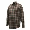 Beretta Wood Flannel Button Down Shirt 2 Beretta Wood Flannel Button Down Shirt -Beretta Store LUA10T2130 FRONT