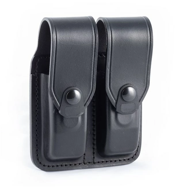 Beretta Double Leather Magazine Pouch W/ Flap 3 Beretta Double Leather Magazine Pouch W/ Flap